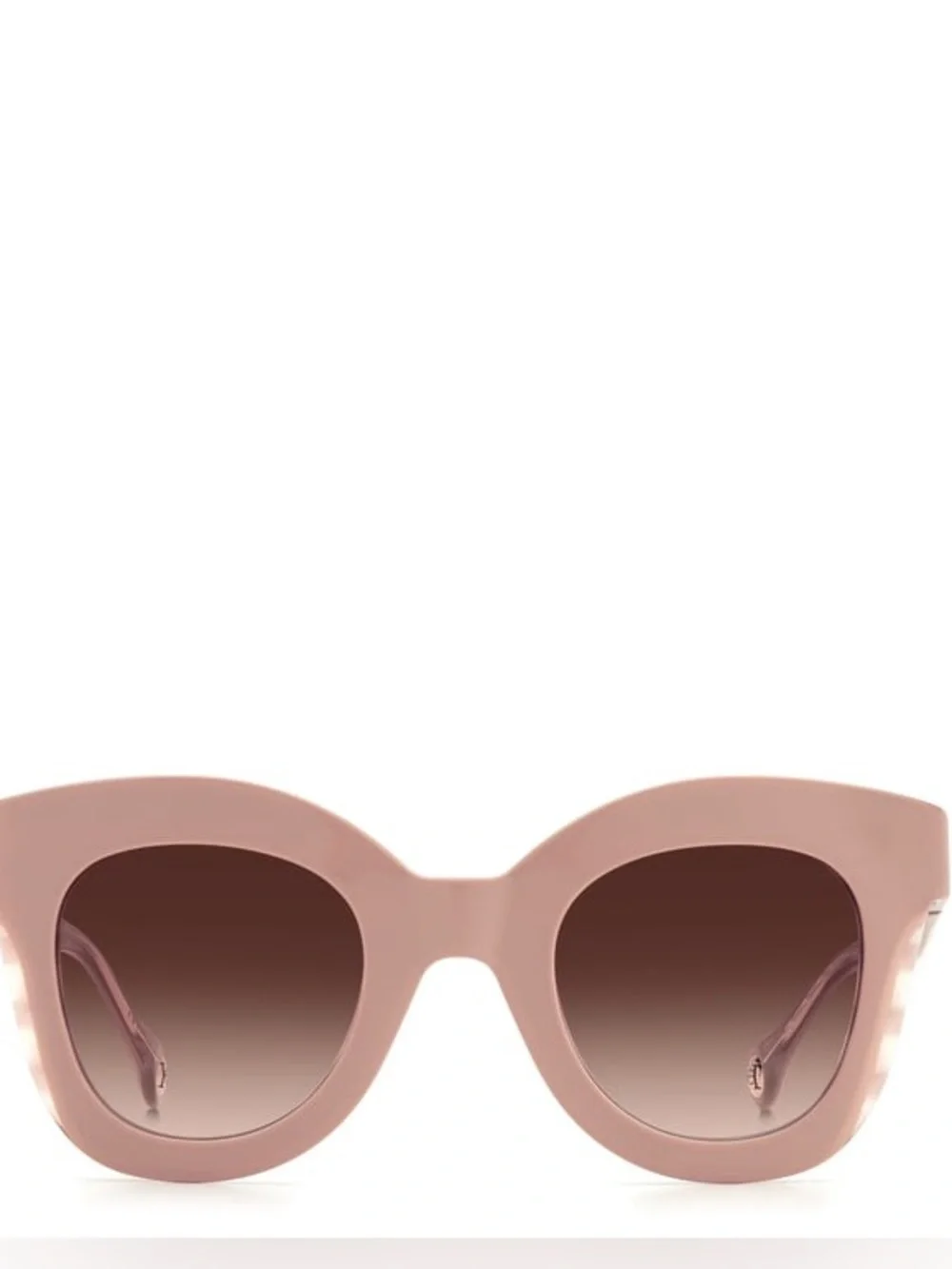 Carolina Herrera Nude Cat Eye Sunglasses